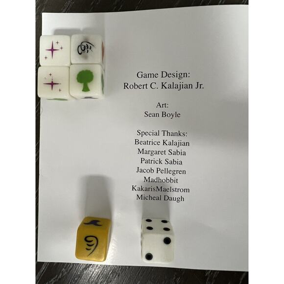 Elementalis Dice Game by Robert Kalajian Jr. Tremorworks, Complete! - Picture 6 of 10
